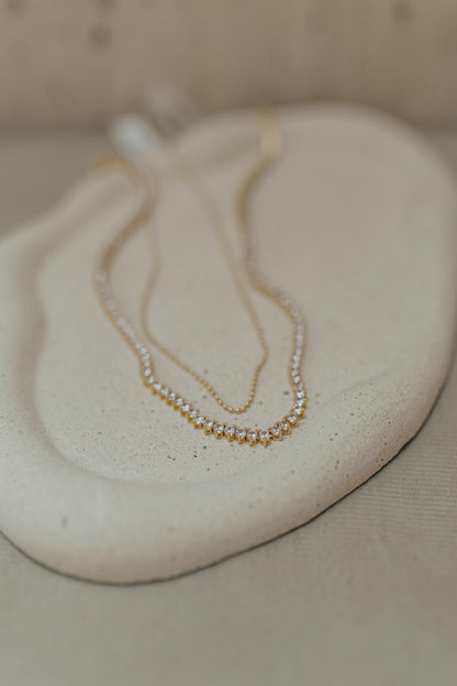 Colar Choker De Bolinha Dourado