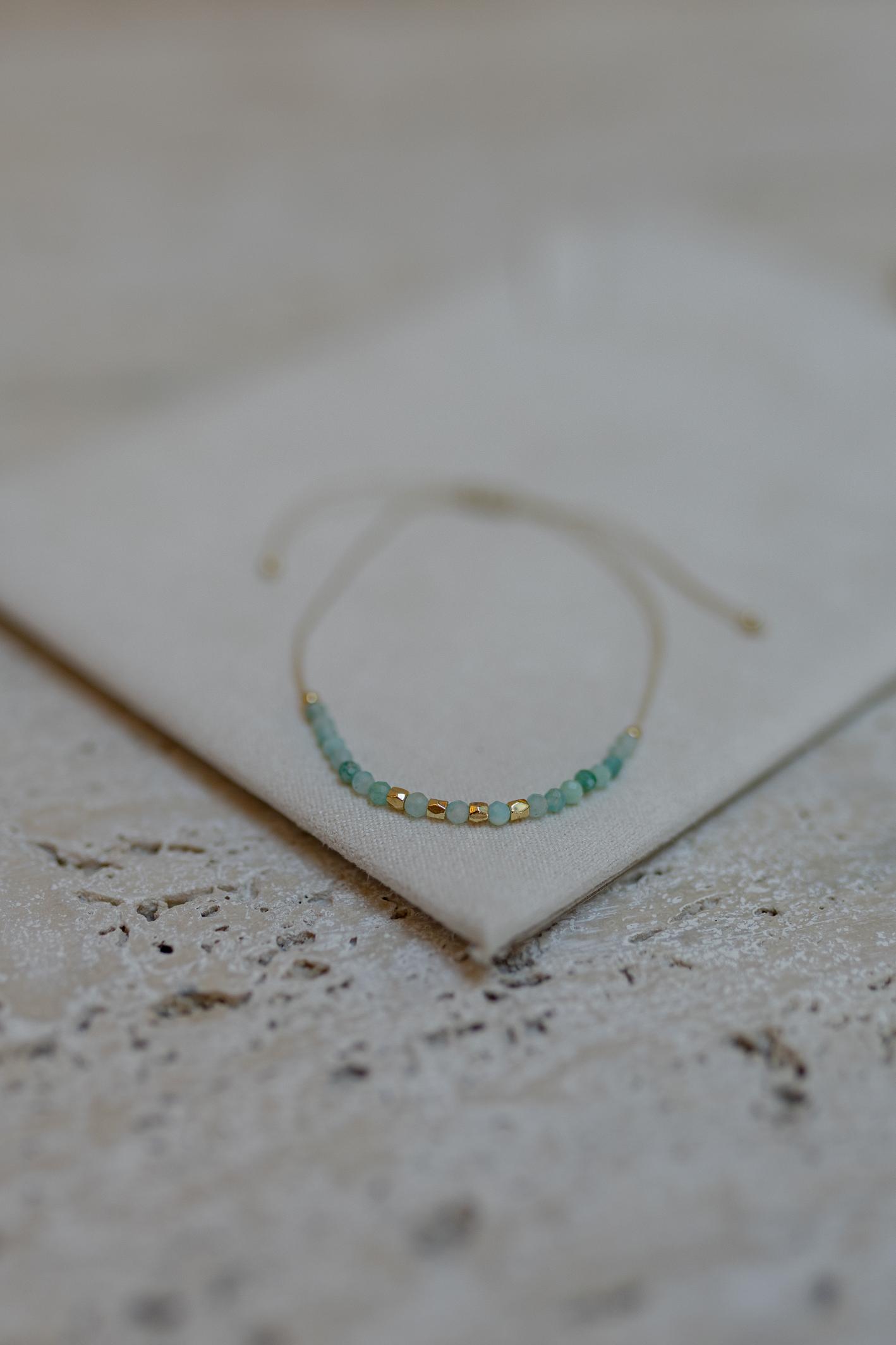 Pulseira Seda Shambala Turmalina