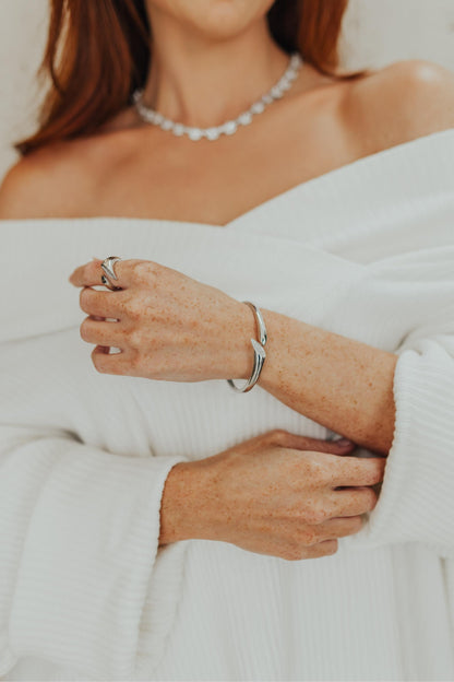 Colar Riviera Princesa Ródio Branco