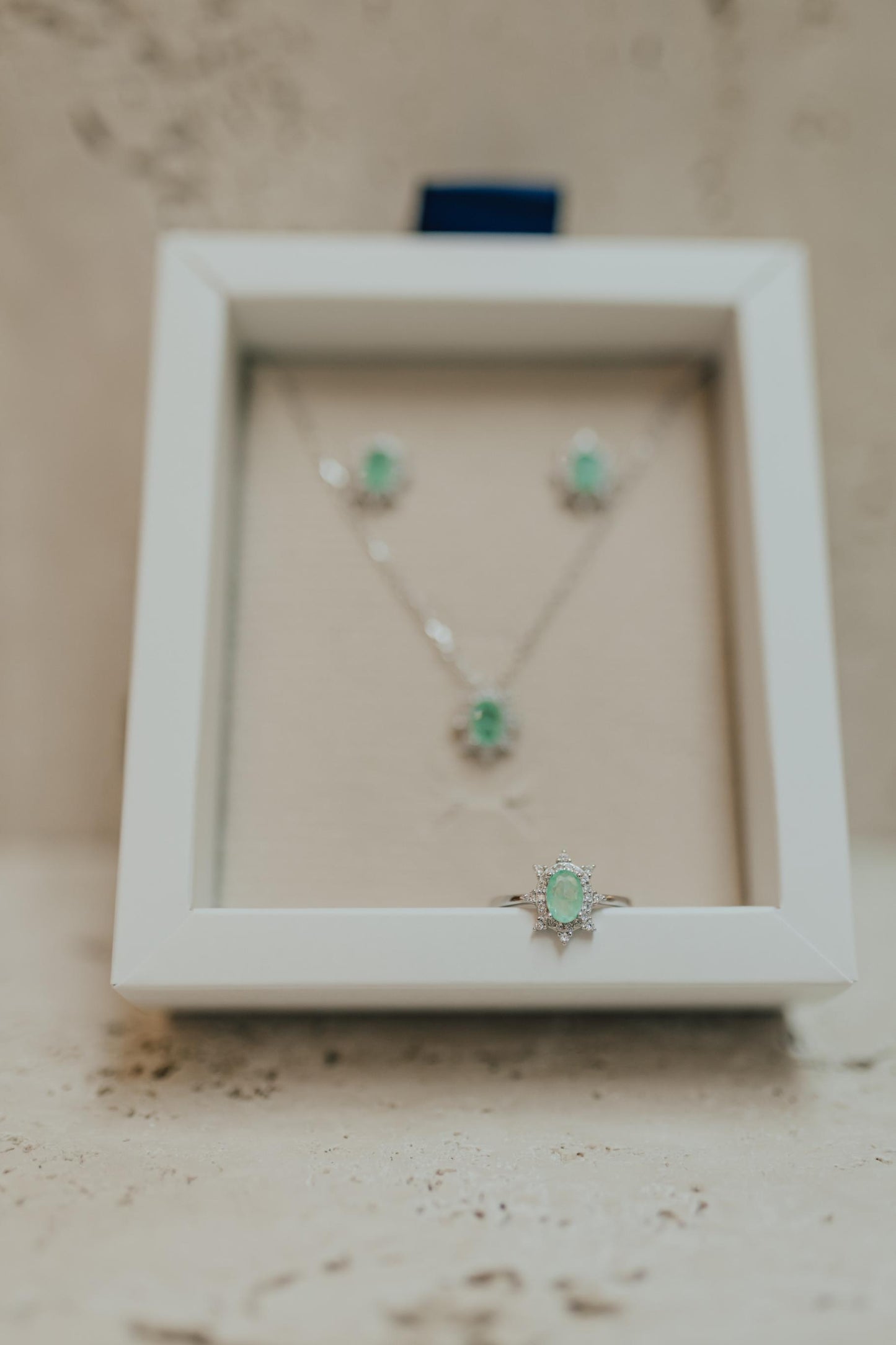 Brinco Esmeralda Paraíba Fusion Prata 925 Ródio Branco