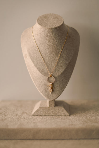 Colar Patuá Religioso Dourado