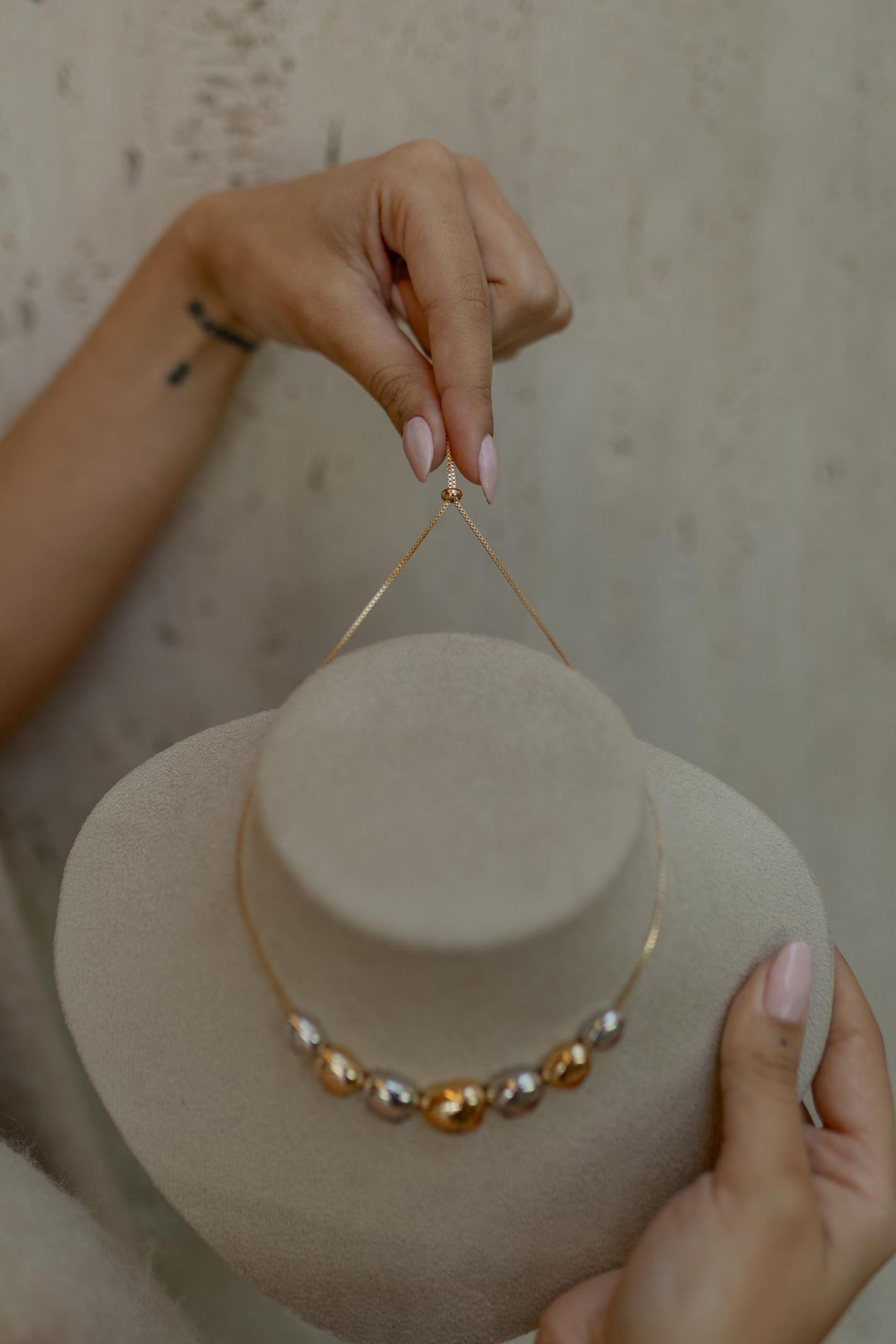 Colar Gravata Bold Mix de Banhos