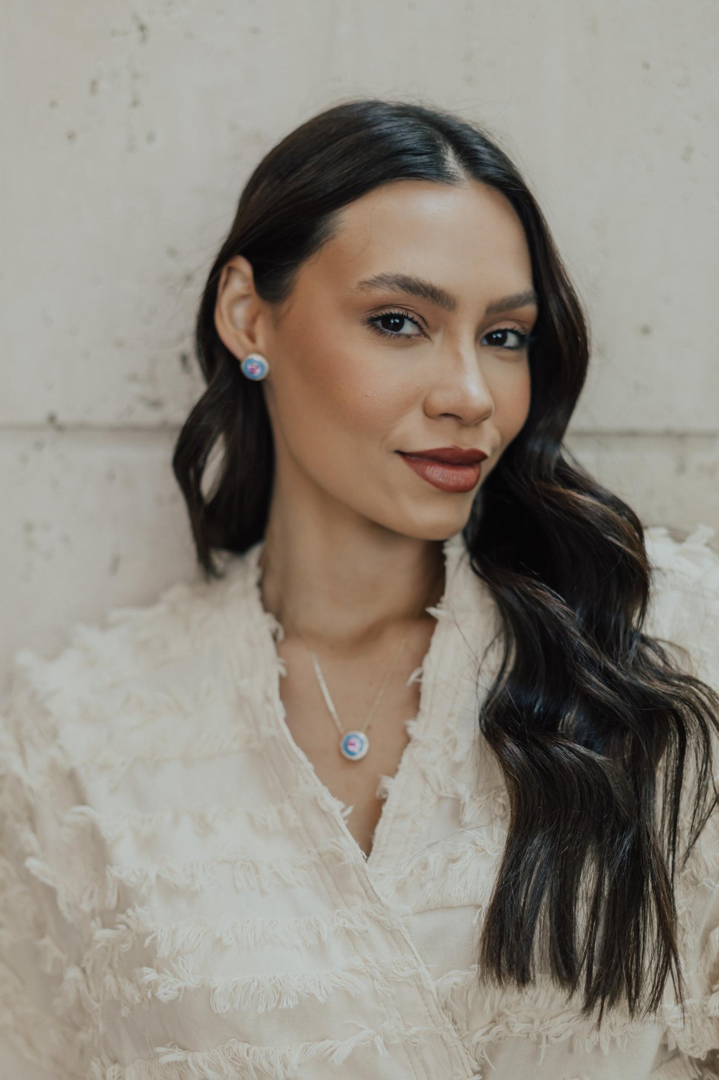 Colar Rainbow Esmaltado Dourado