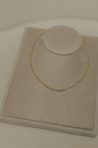 Colar Choker Chapinha Diamantada Dourado