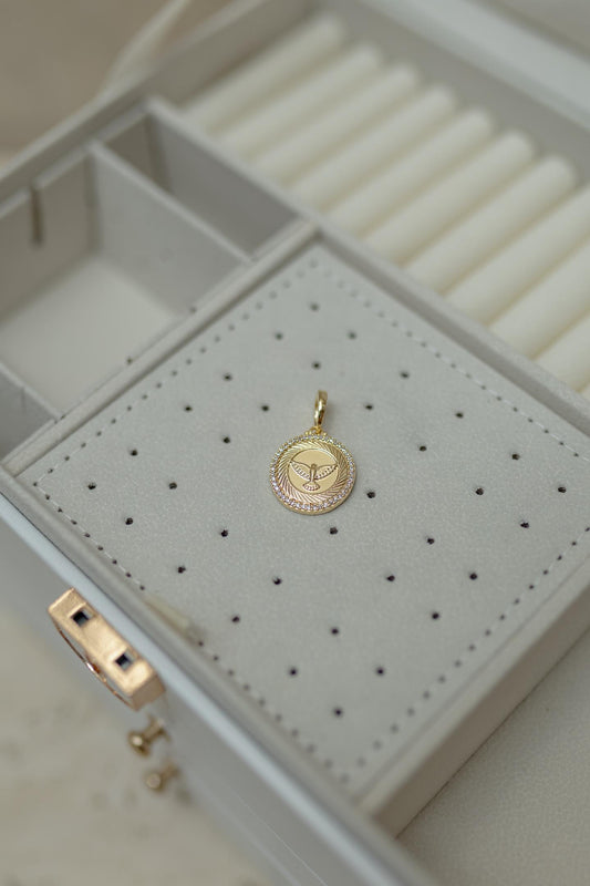 Pingente Espírito Santo Dourado