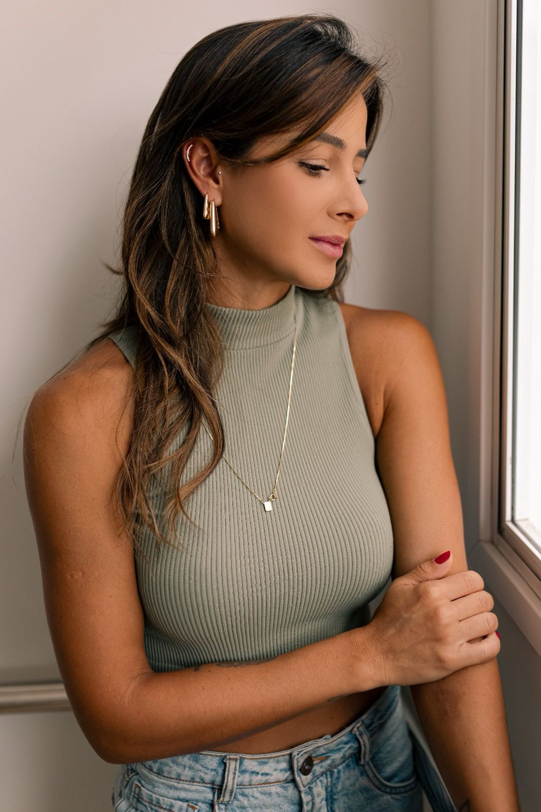 Colar Escapulário Dourado Clássico