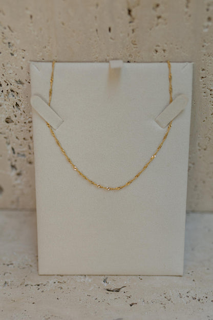 Colar Choker Singapura Dourado