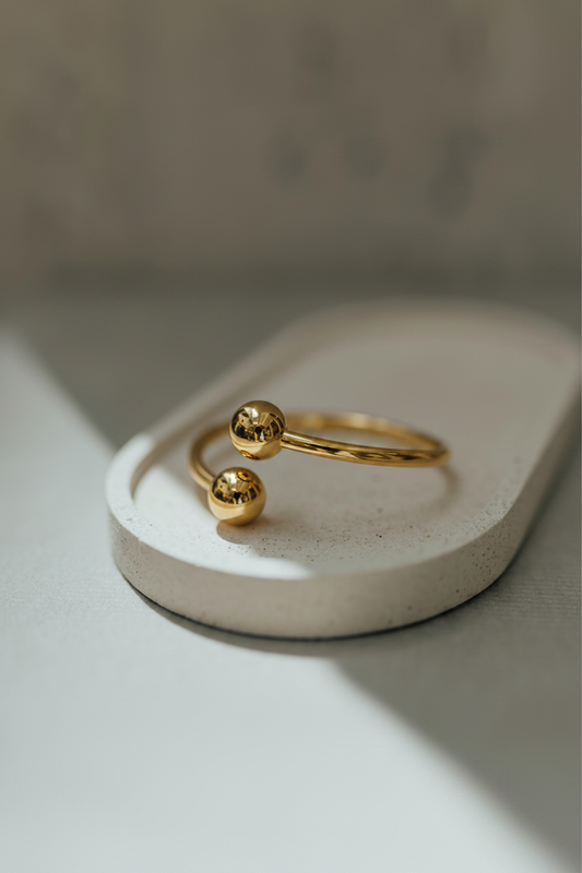 Bracelete de Esferas Dourado