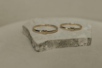 Bracelete Infantil Coração Dourado