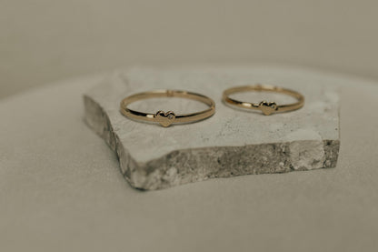 Bracelete Infantil Coração Dourado