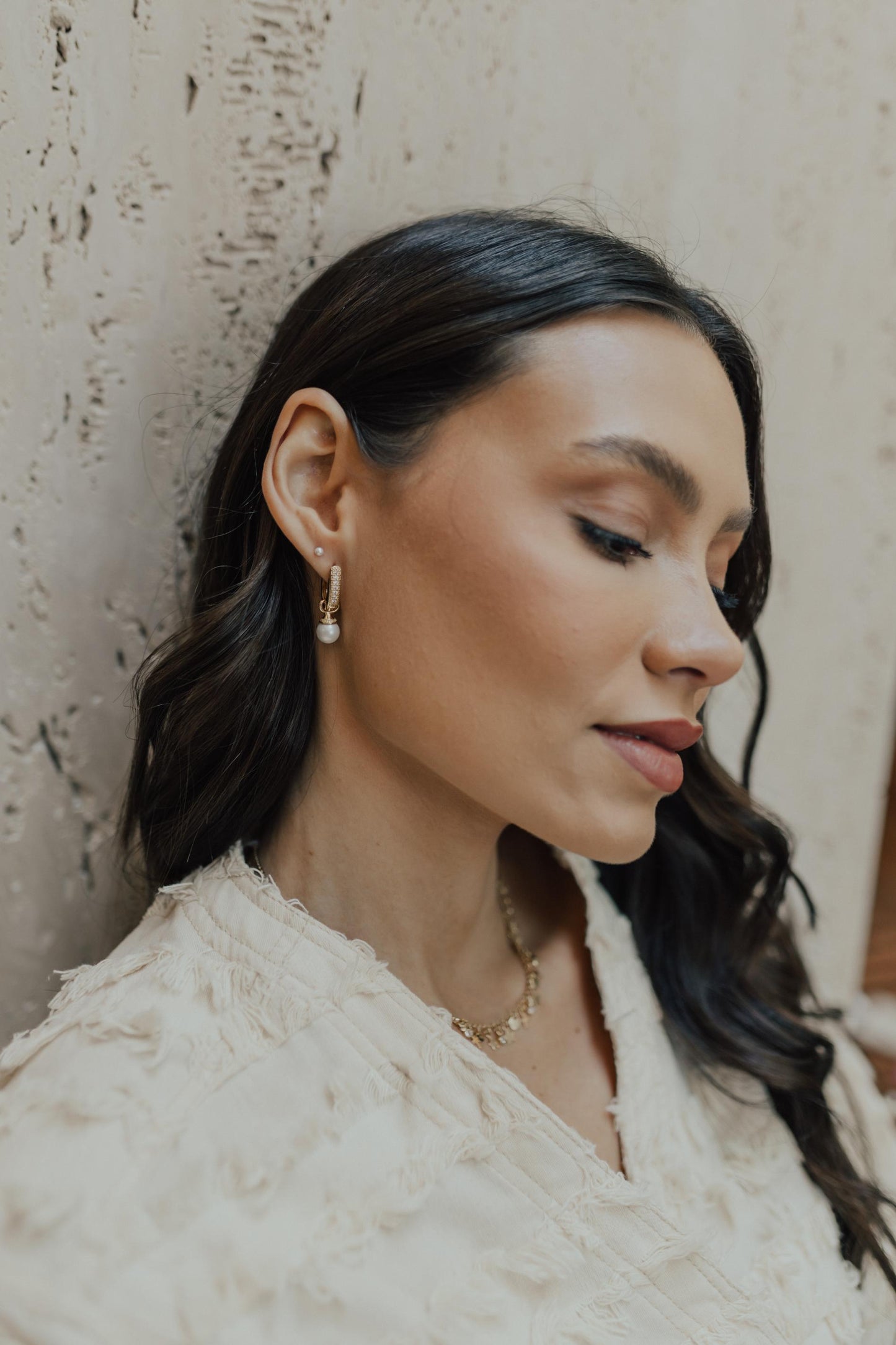 Brinco 3mm Pérola Prata 925