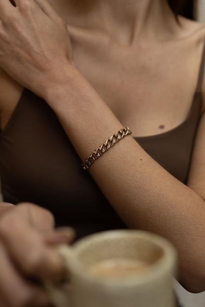 Pulseira Elos Ouro Vintage