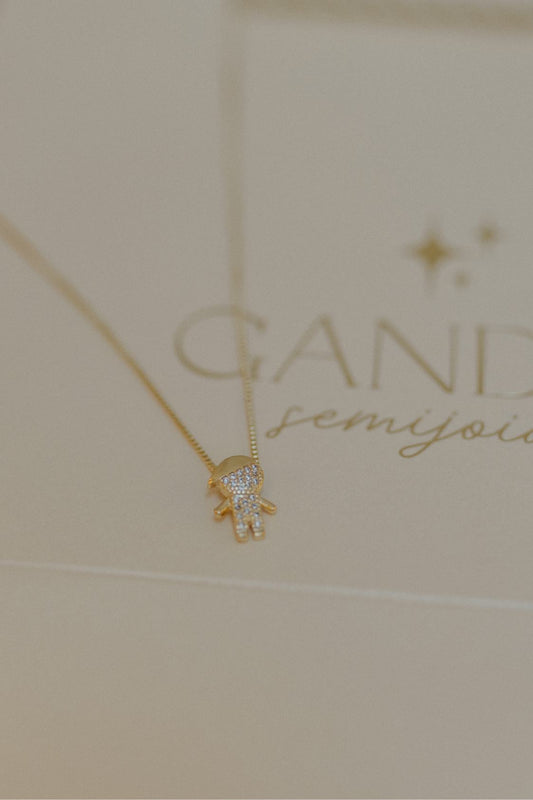 Colar Filhos Cravejado