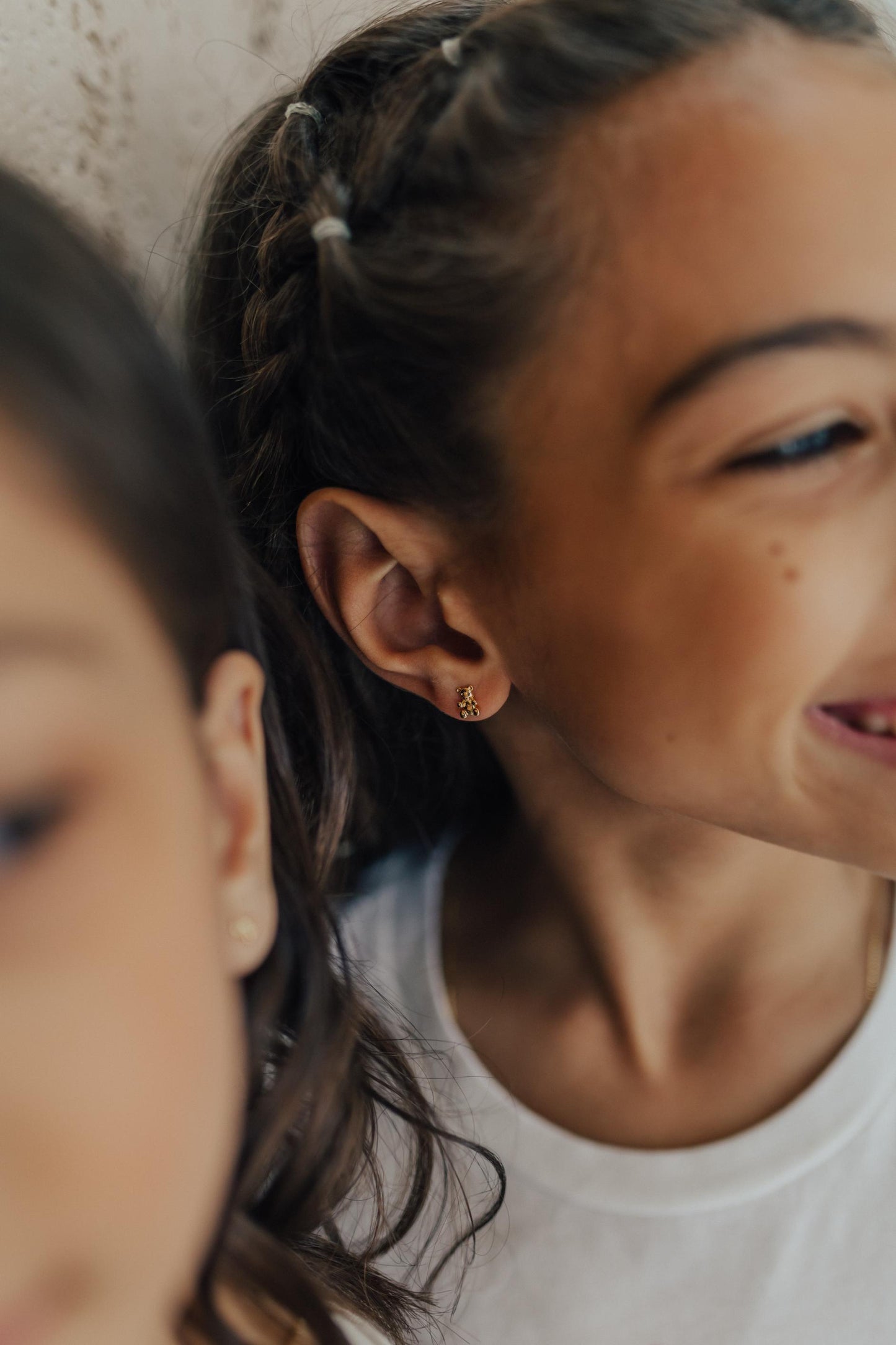 Brinco Infantil Urso Dourado