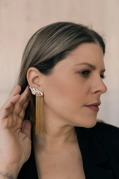 Brinco Orgânico 3 Ondas com Franja