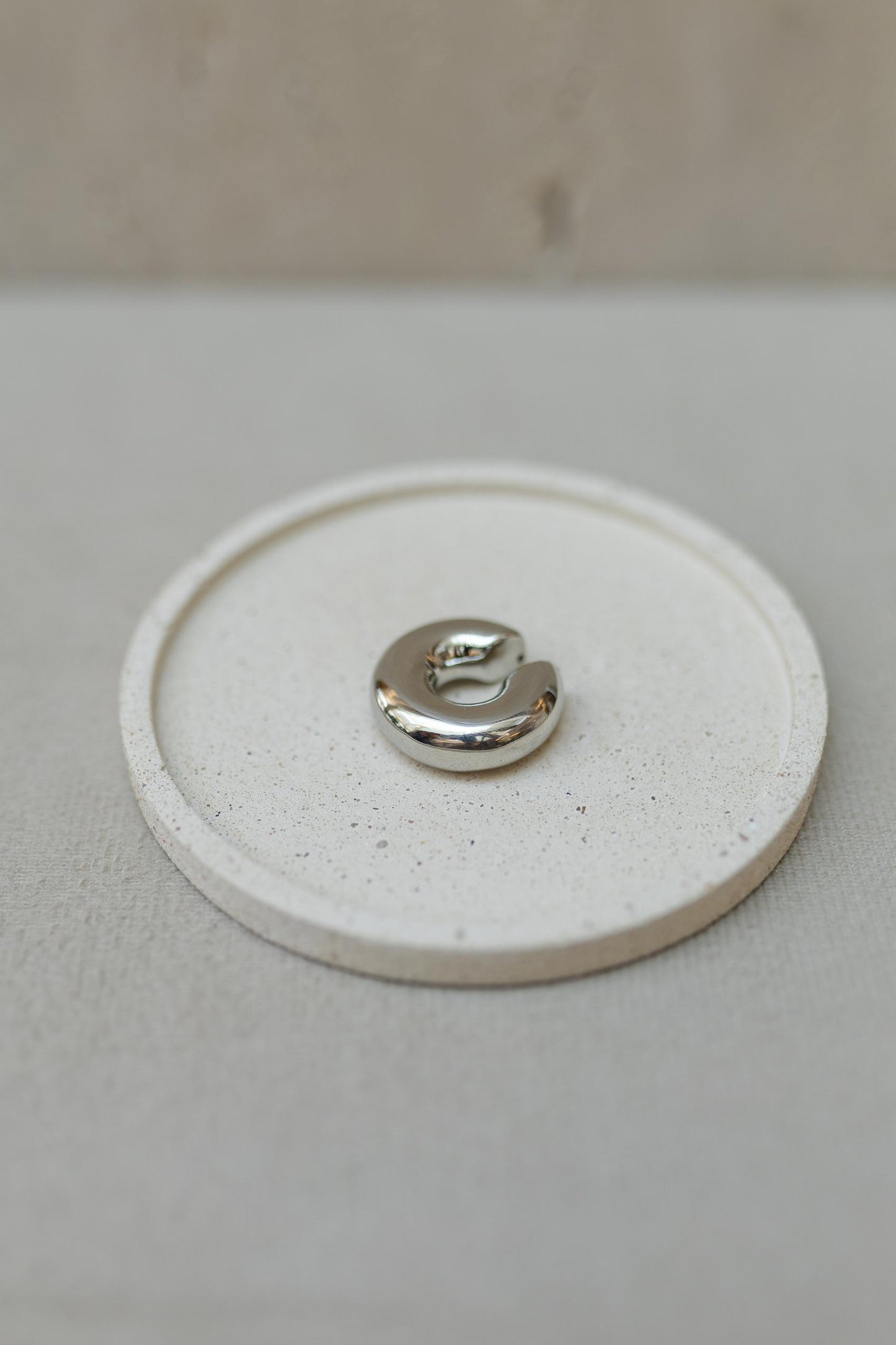 Piercing Fake Bold Liso Ródio Branco