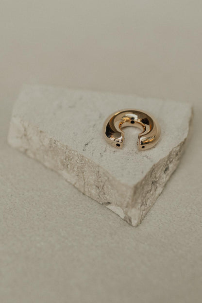 Piercing Fake Bold Liso Dourado