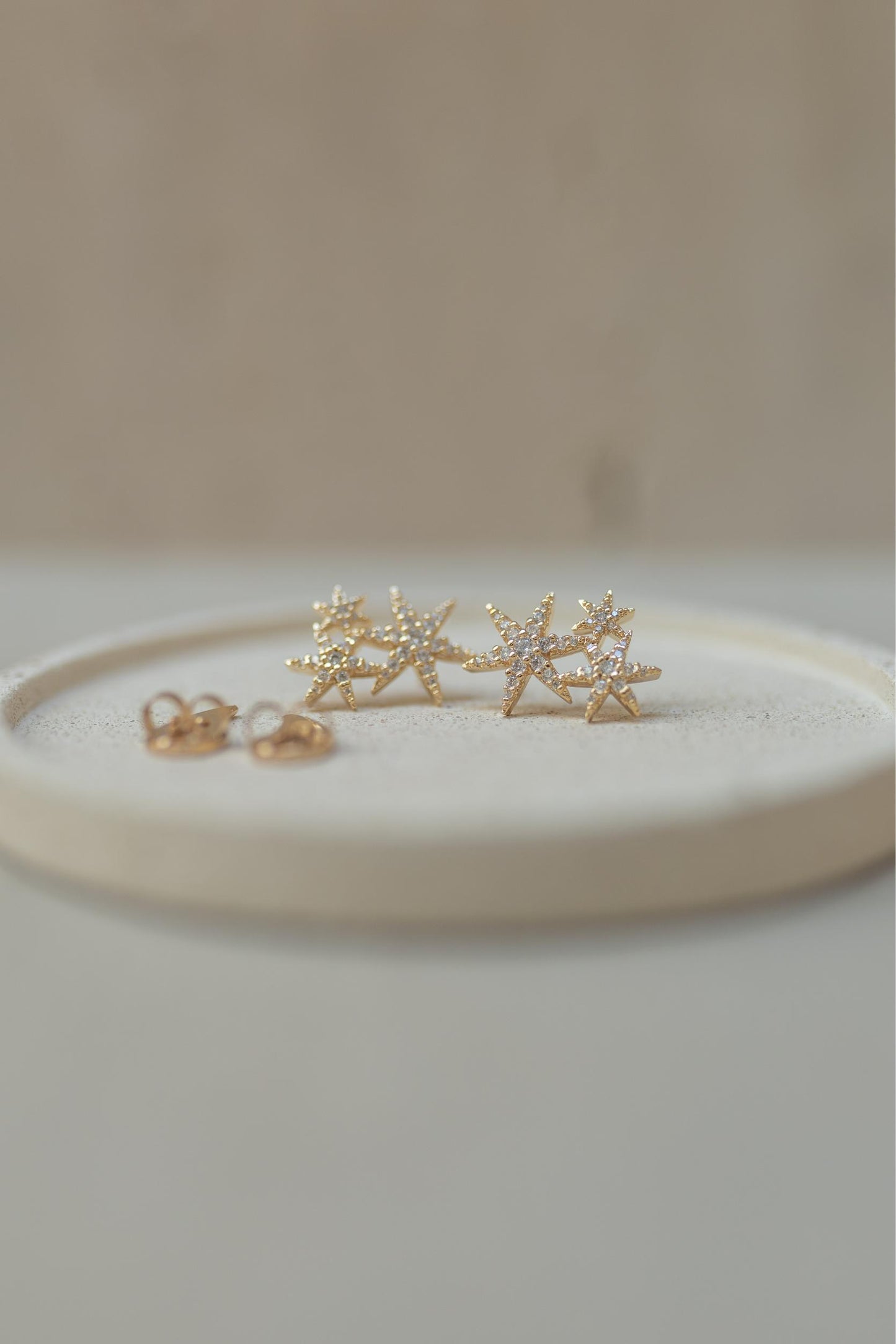 Brinco Ear Cuff Star Dourado