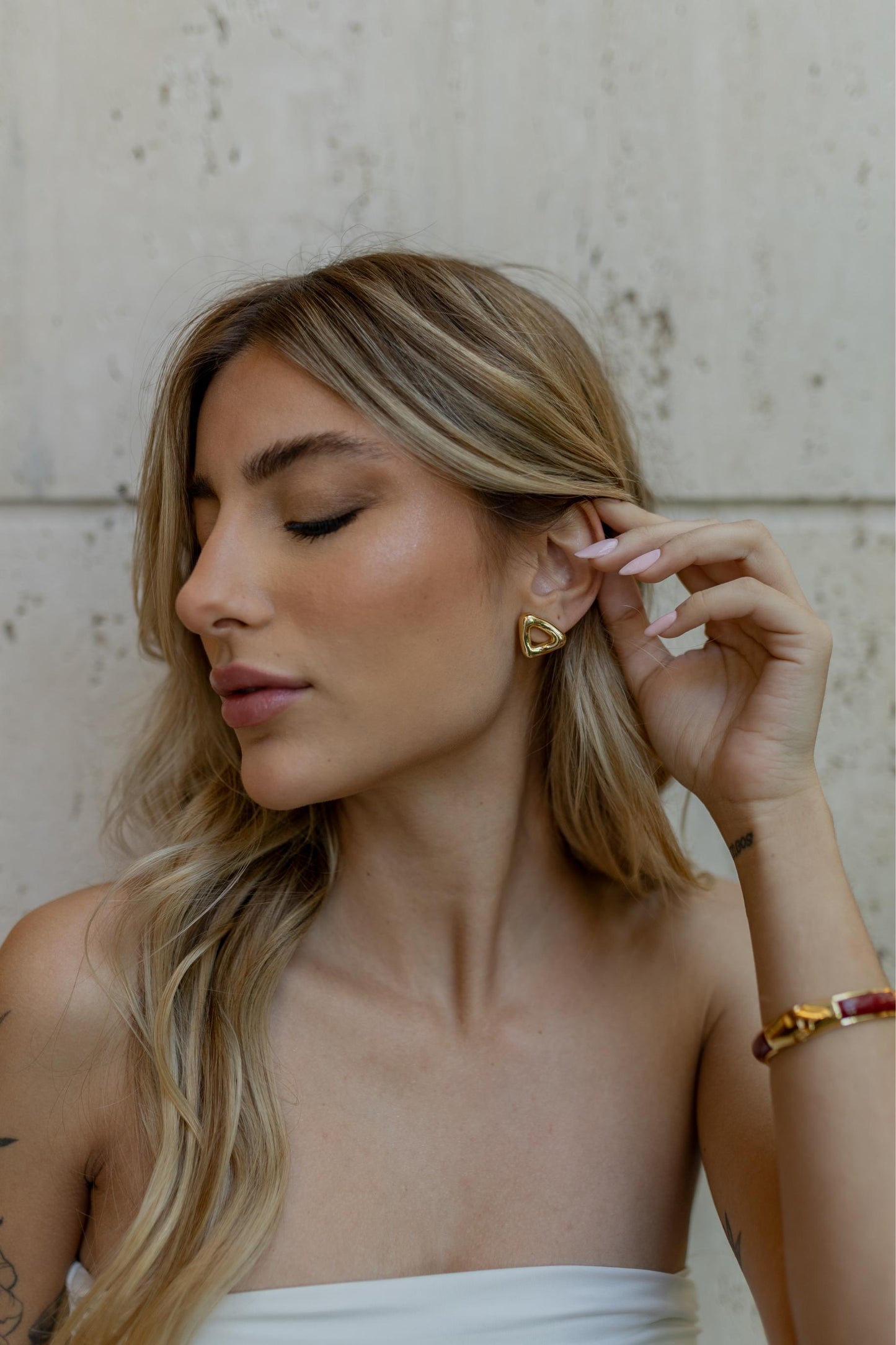 Bracelete Marsala Dourado