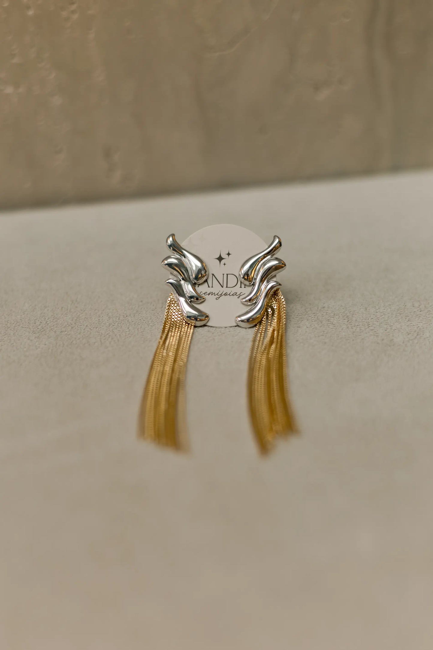 Brinco Orgânico 3 Ondas com Franja