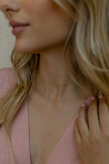 Colar Choker Singapura Dourado