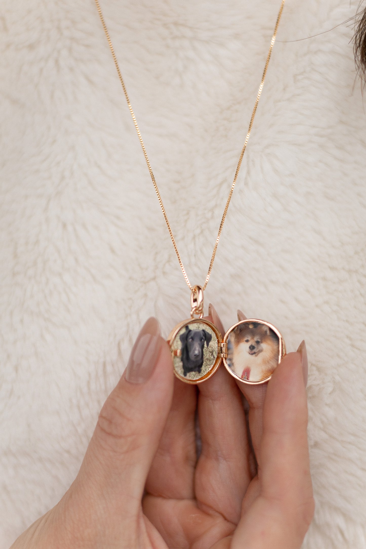 Colar Relicário com Coração Cravejado