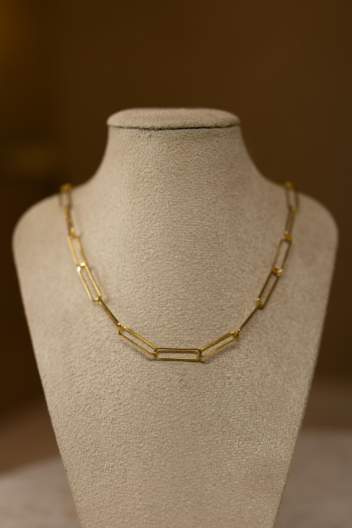 Colar Elos Finos Dourado