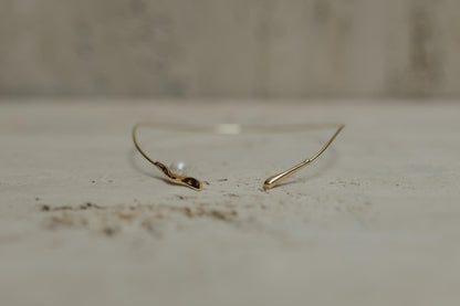 Choker Aro Pérola Dourado