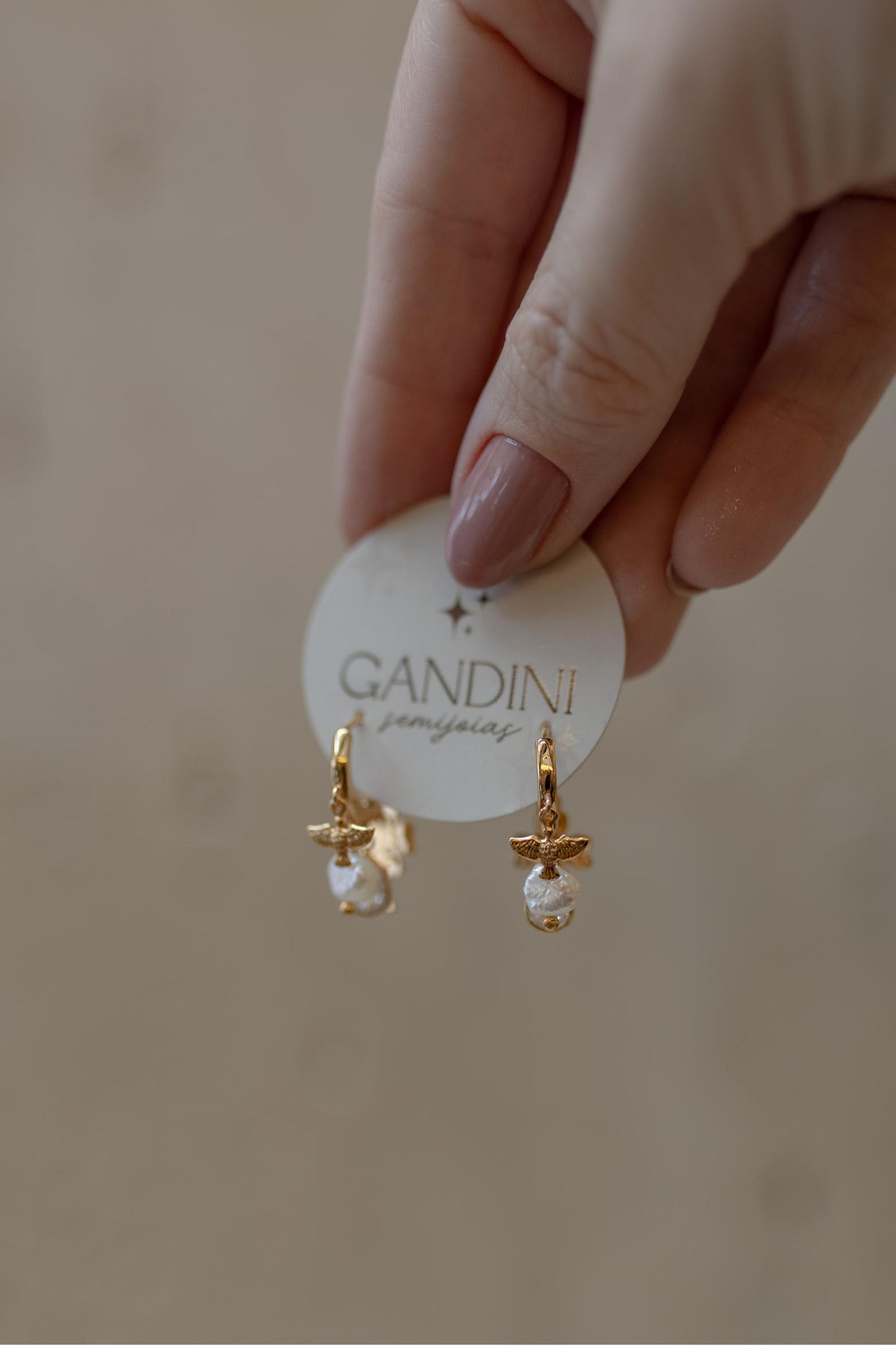 Brinco Argola Charms Dourado