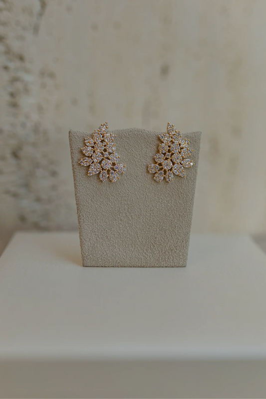 Brinco Ear Cuff Maxi Gotas Dourado