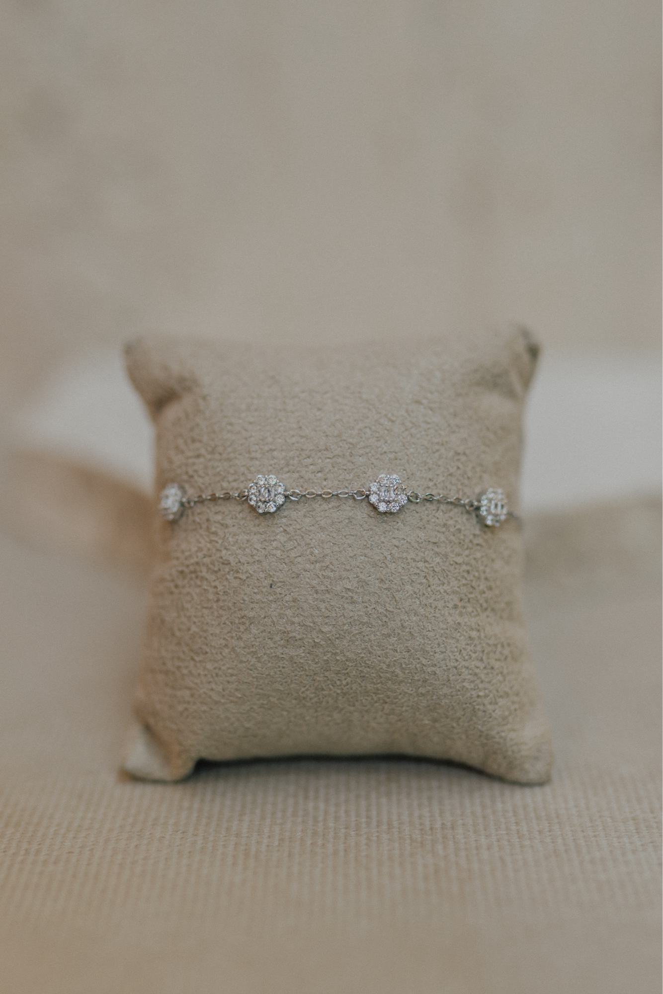 Pulseira Flores Prata 925