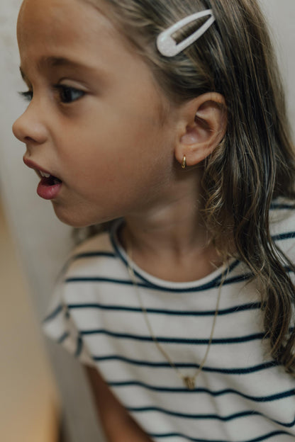 Brinco Argola Mini Canoa Dourado