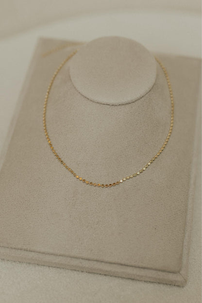 Colar Choker Chapinha Diamantada Dourado
