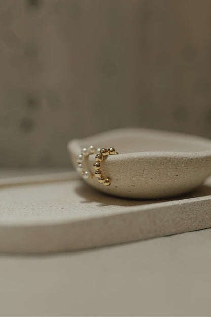 Piercing Fake Bolas Dourado
