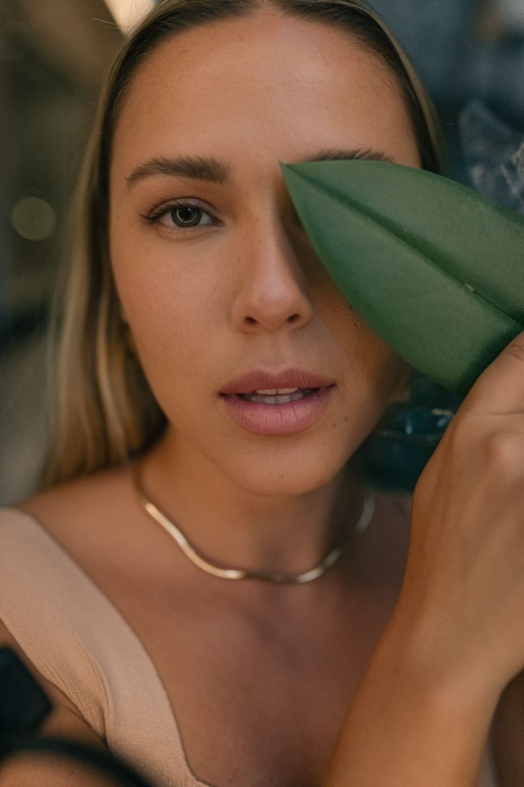Colar Choker Aro Orgânico Dourado