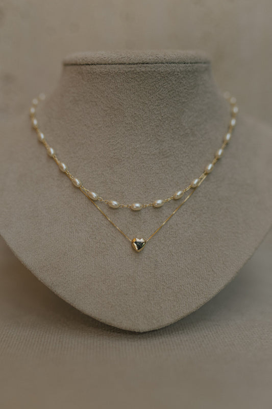 Colar Choker de Pérolas Ouro