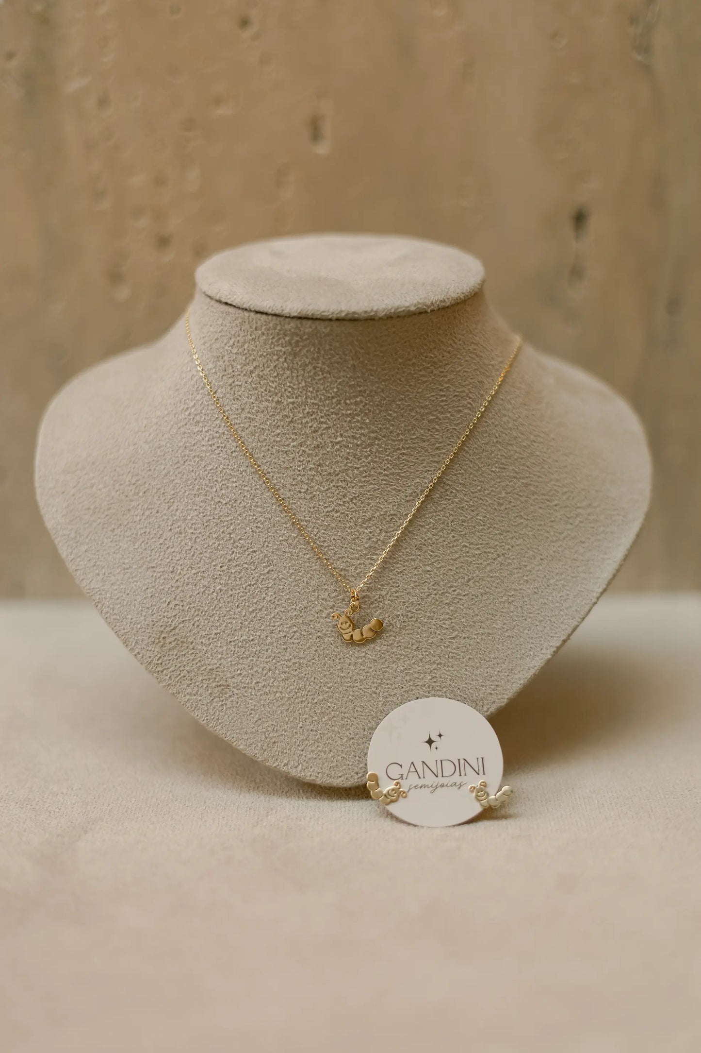 Conjunto Infantil Centopéia Dourado