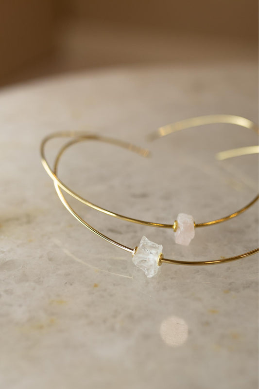 Choker Aro Pedras Naturais