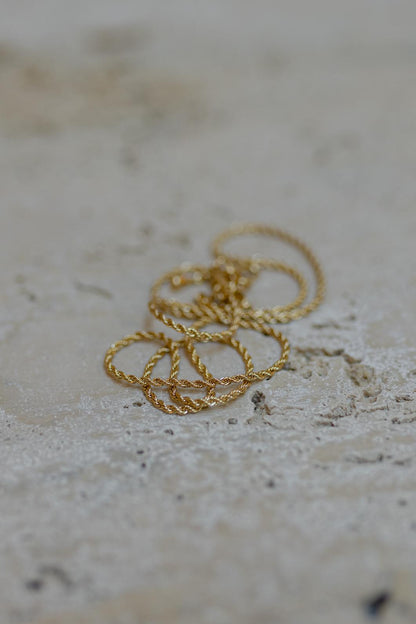 Colar Cordão Baiano 2mm Dourado