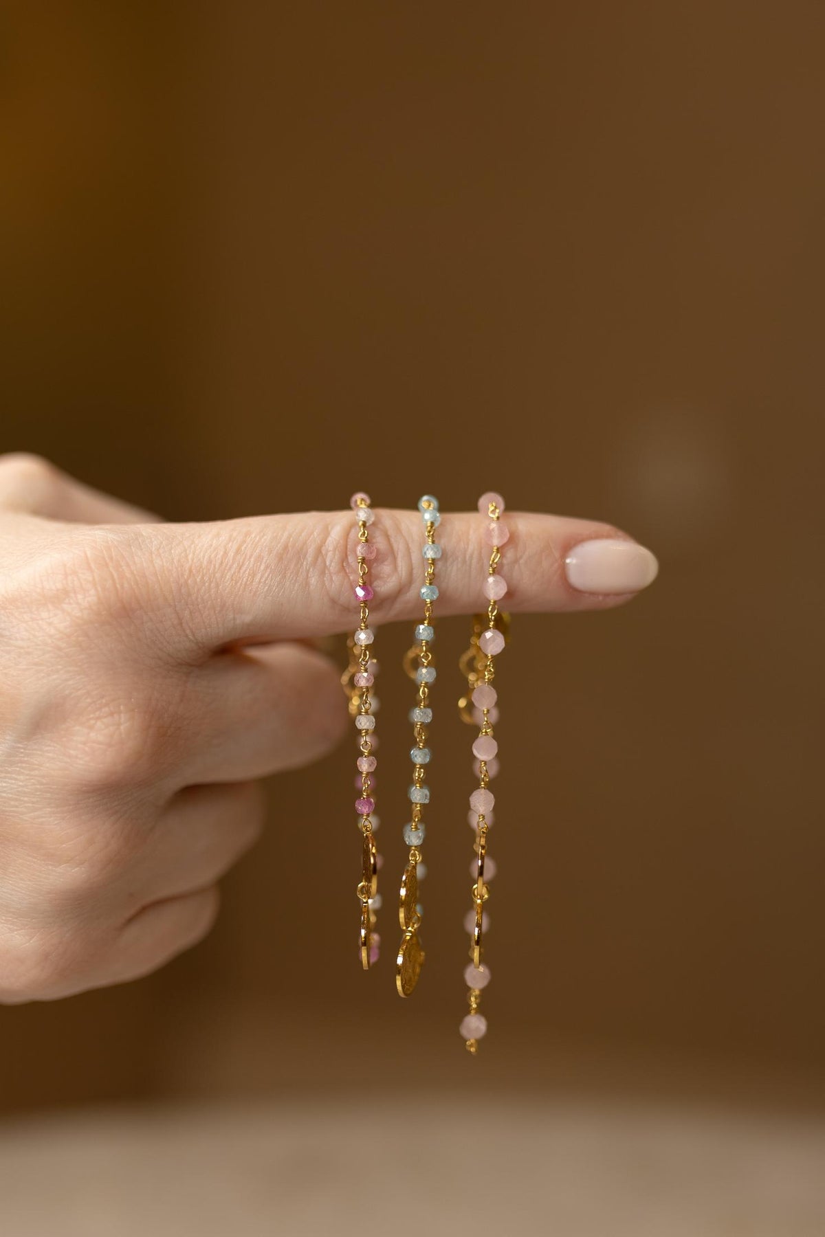 Pulseira Escapulário São Bento Zircônia Dourado