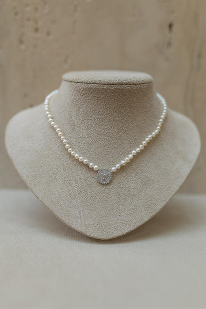 Colar Pérola de Água Doce Espírito Santo Prata 925 Ródio Branco