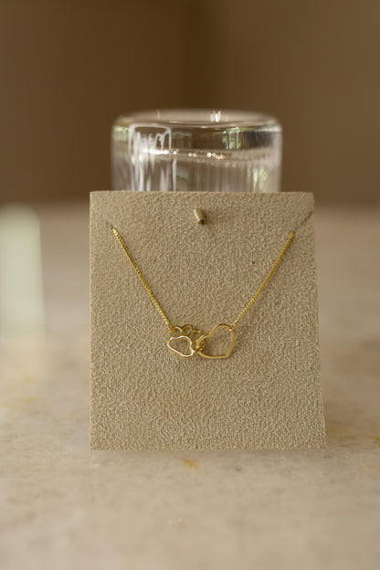 Colar Love Pet Dourado