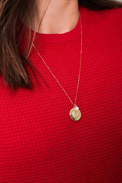 Colar Relicário Afeto com Foto Dourado