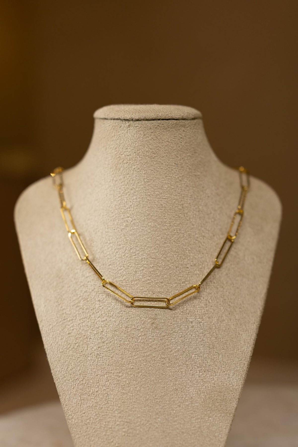Colar Elos Finos Dourado