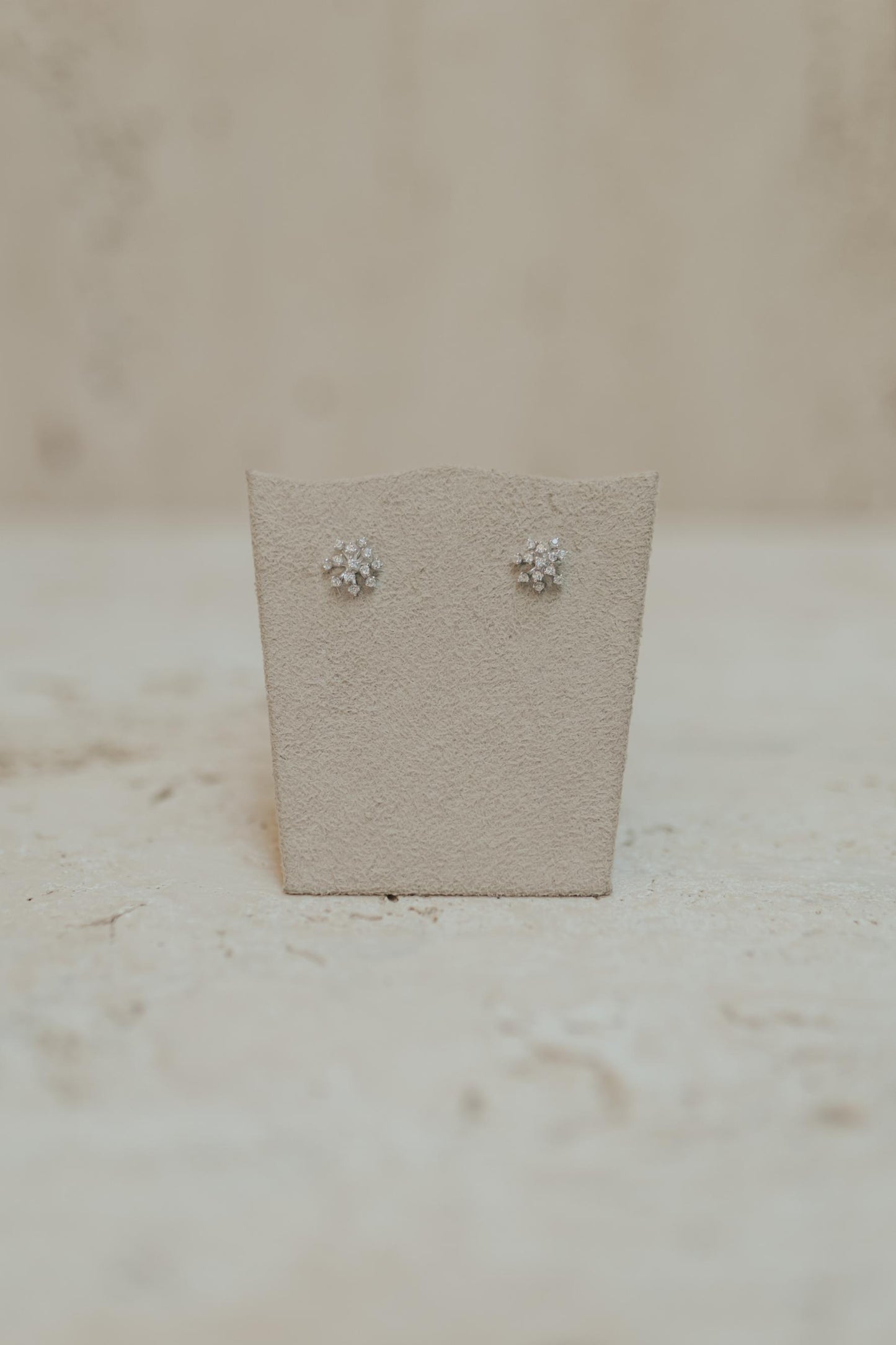 Brinco Estilizado Cristal Prata 925 Ródio Branco