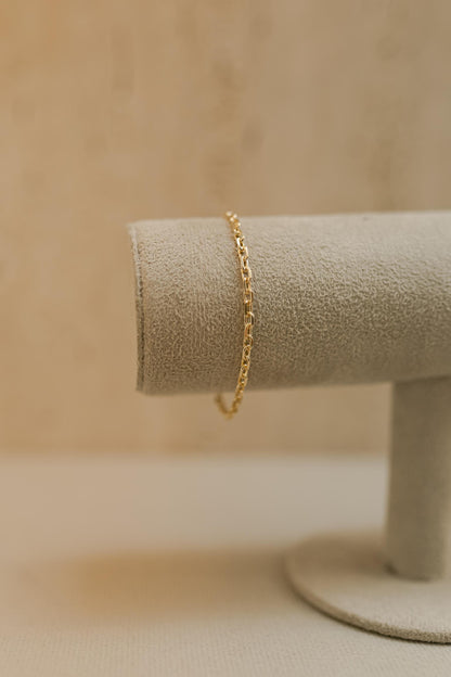 Pulseira Elos Minimalista Dourado