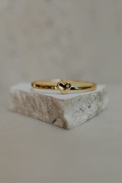 Bracelete Infantil Coração Dourado