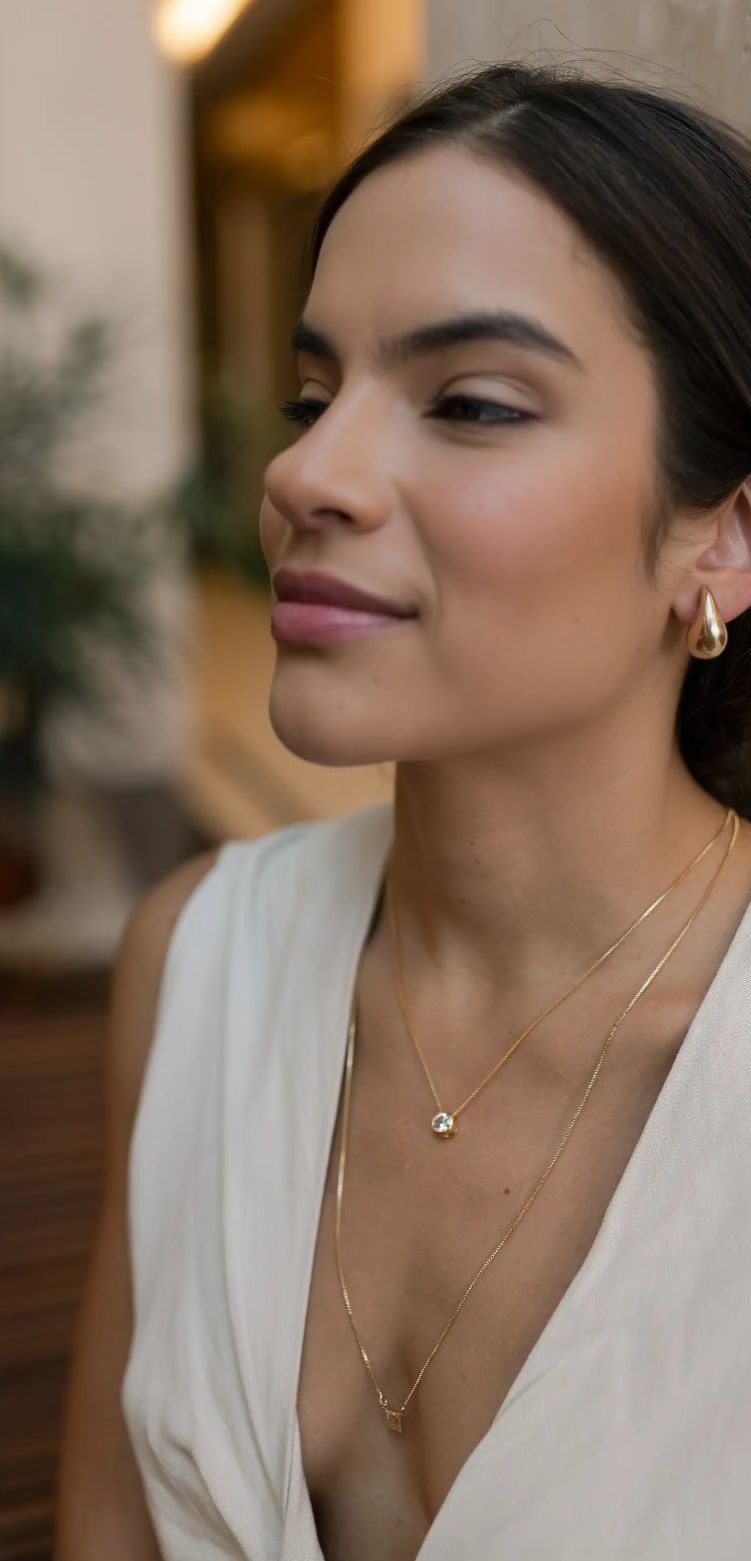 Colar Escapulário Dourado Clássico