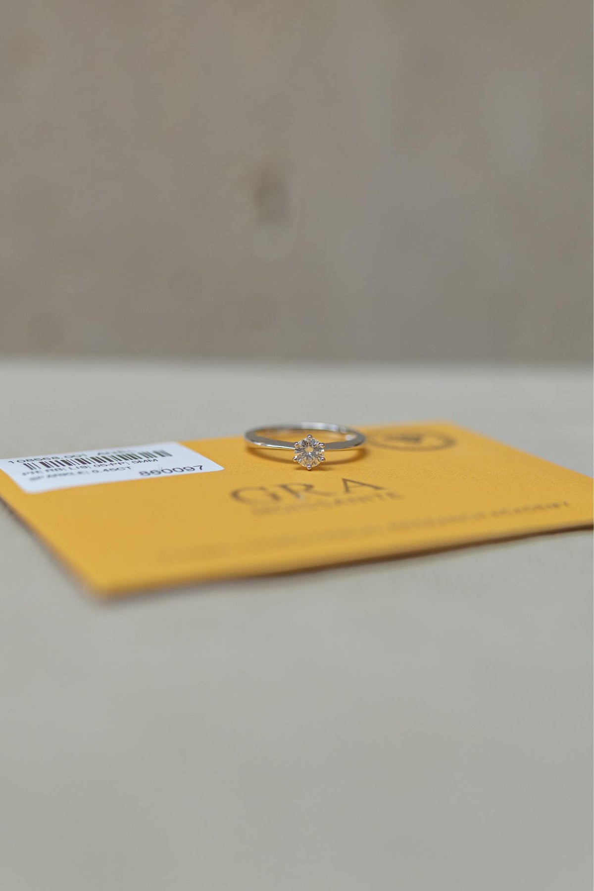 Anel Solitário 5mm Moissanite Prata 925 Ródio Branco