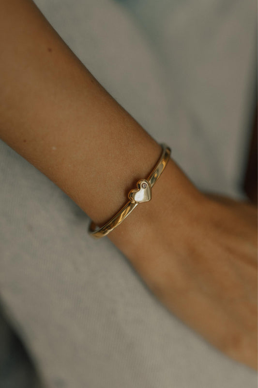 Bracelete Coração Dourado